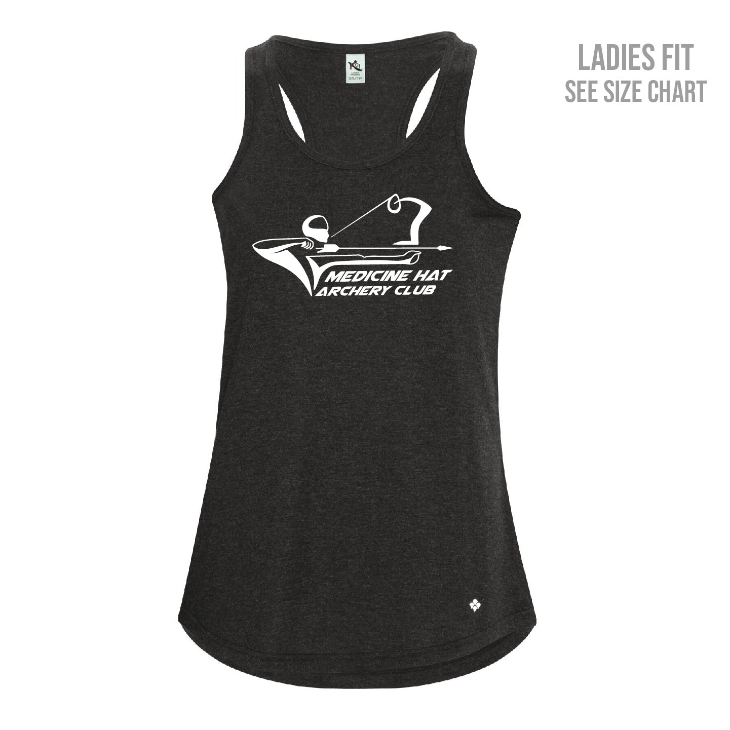 MH Archery Club Ladies Racerback Triblend Tank (MHACT002-KOI8035L)