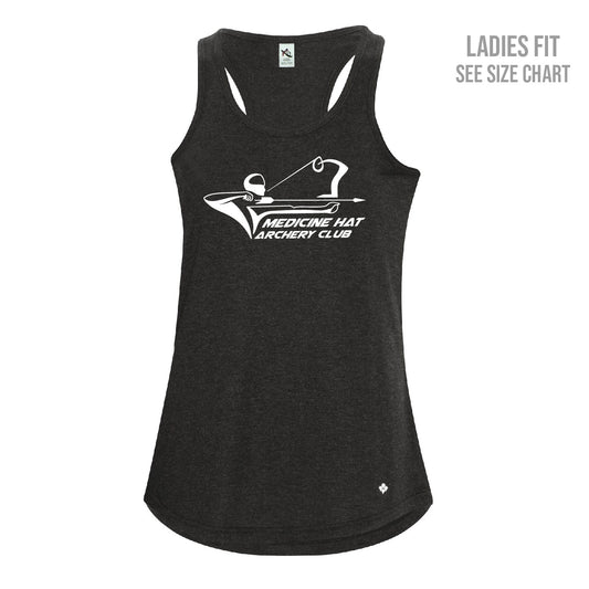 MH Archery Club Ladies Racerback Triblend Tank (MHACT002-KOI8035L)