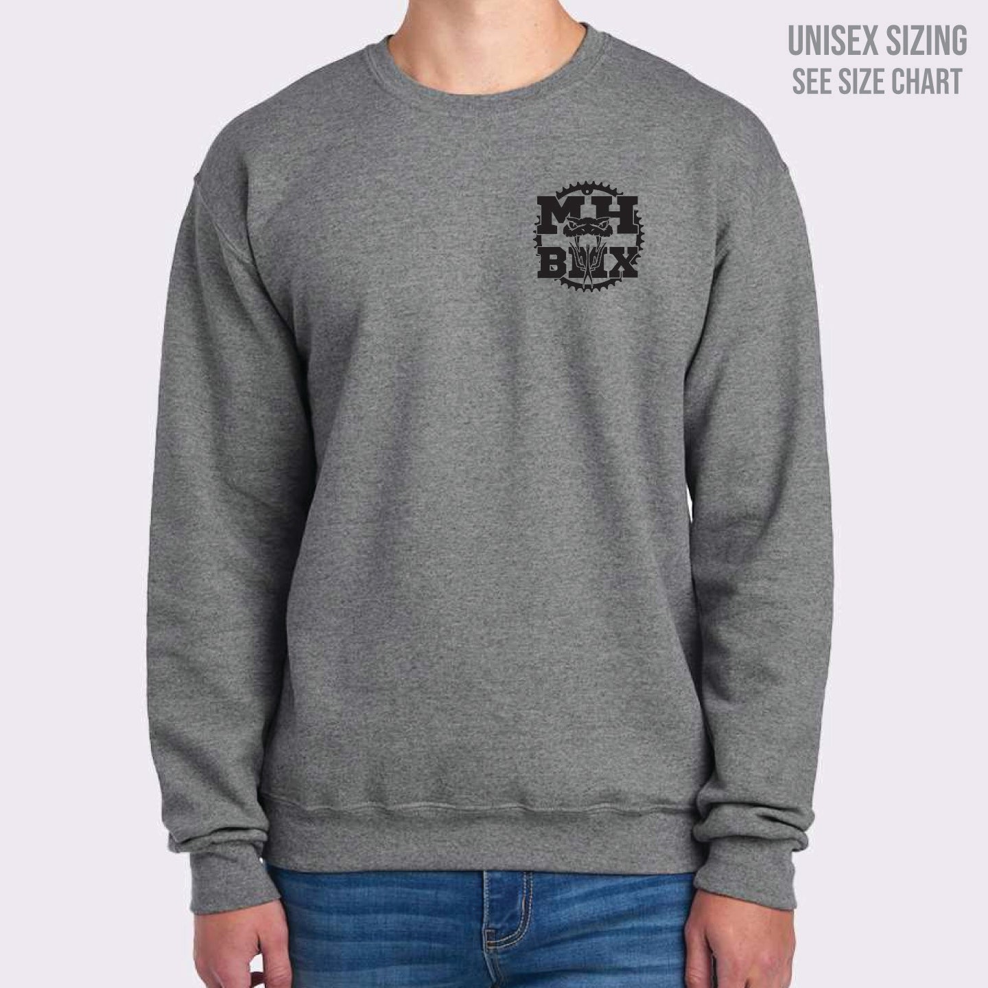 MH BMX Unisex Crewneck Sweatshirt (BMXT001-562MR)