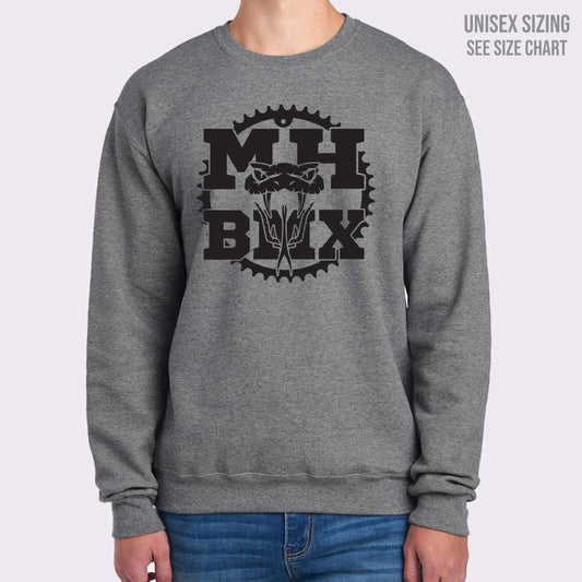 MH BMX Large Logo Unisex Crewneck Sweatshirt (BMXT002-562MR)