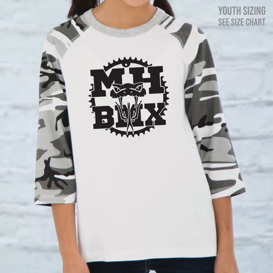 MH BMX YOUTH Baseball Tee (BMXT003-ATC0822Y)