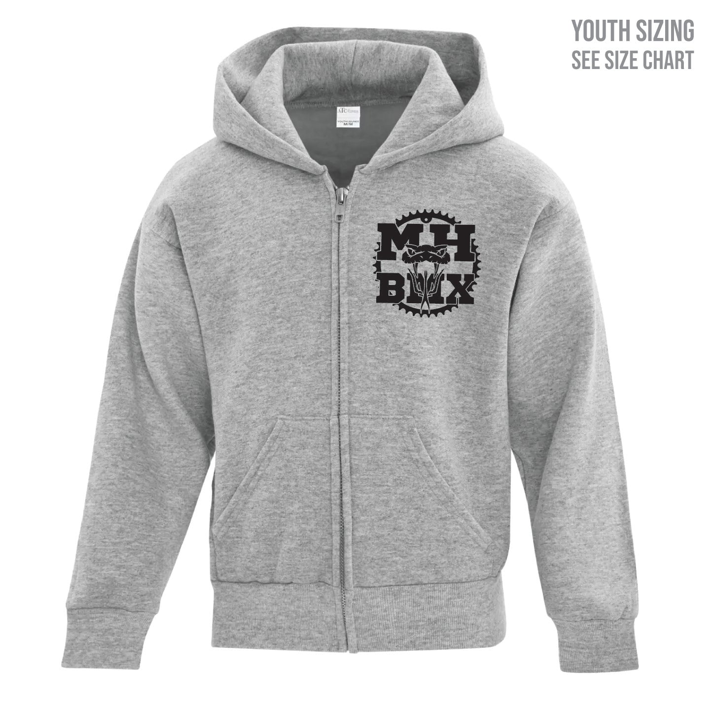 MH BMX YOUTH Zip Up Hoodie (BMXT001-Y2600)