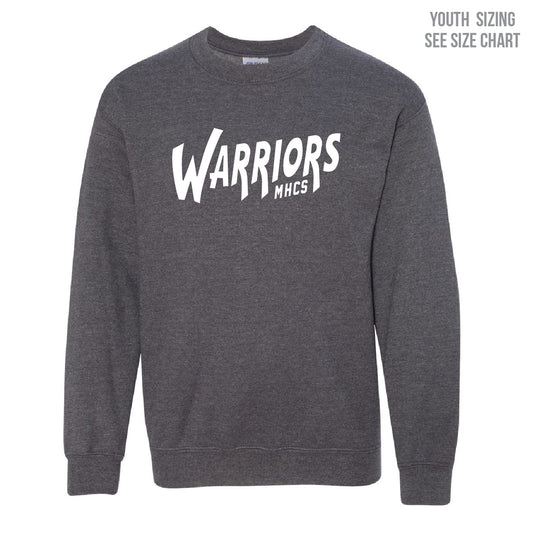 MHCS Warriors YOUTH Crewneck Sweatshirt (MHCST0004/5-18000B)