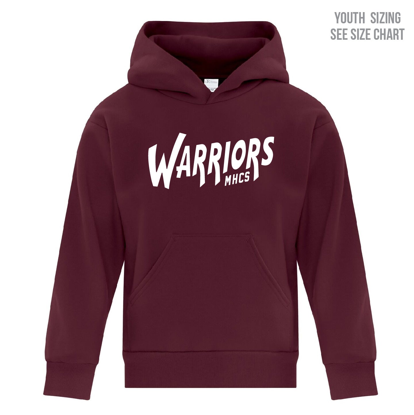 MHCS Warriors YOUTH Pullover Hoodie (MHCST0004/5-Y2500)
