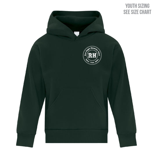 River Heights Left Chest Crest YOUTH Pullover Hoodie (RHEST002-Y2500)
