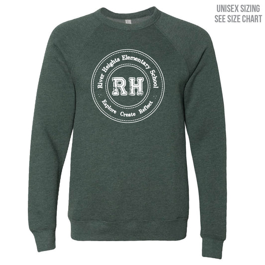 River Heights Logo Premium Unisex Crewneck Sweatshirt (RHEST001-3901)