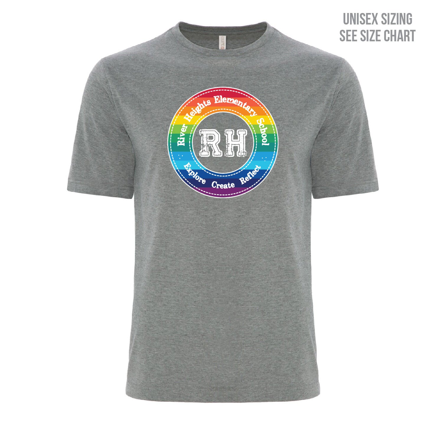 River Heights Pride Chest Crest Unisex T-Shirt (RHEST004-ATC8000)