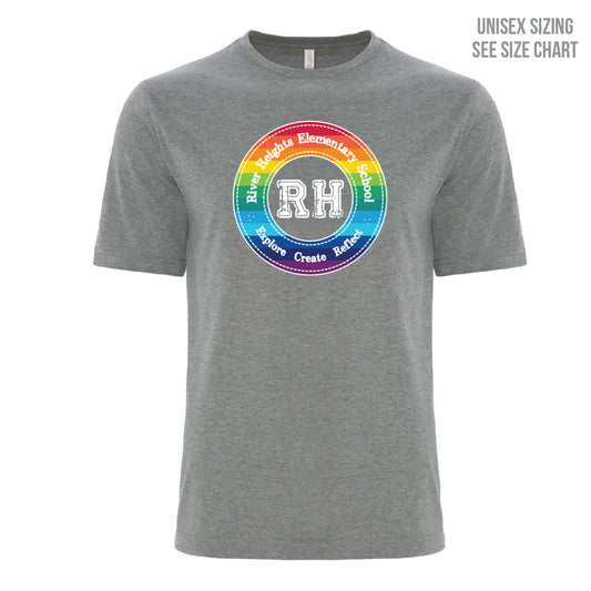 River Heights Pride Chest Crest Unisex T-Shirt (RHEST004-ATC8000)