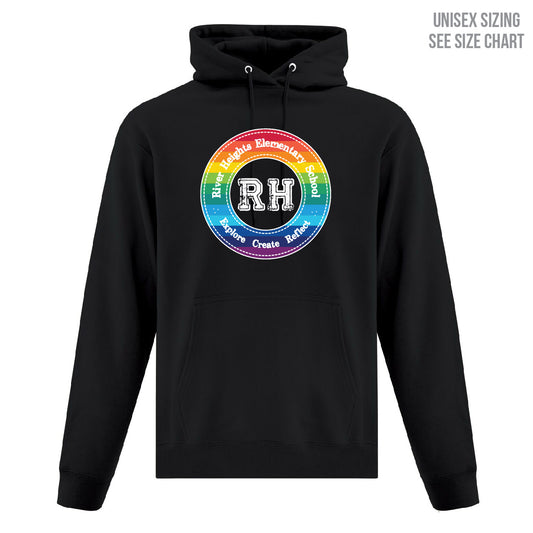 River Heights Pride Crest Unisex Pullover Hoodie (RHEST004-F2500)