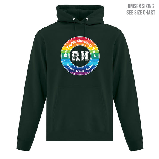 River Heights Pride Crest Unisex Pullover Hoodie (RHEST004-F2500)