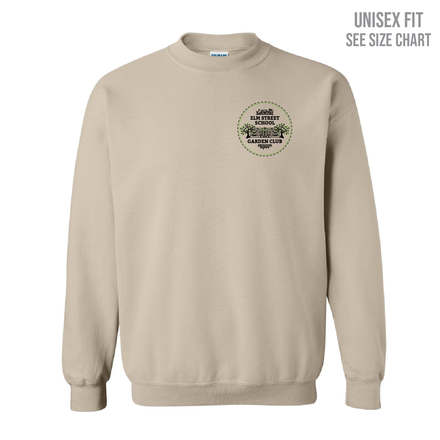 Elm Street School Garden Club Unisex Crewneck Sweatshirt (ESST0003/4-18000)