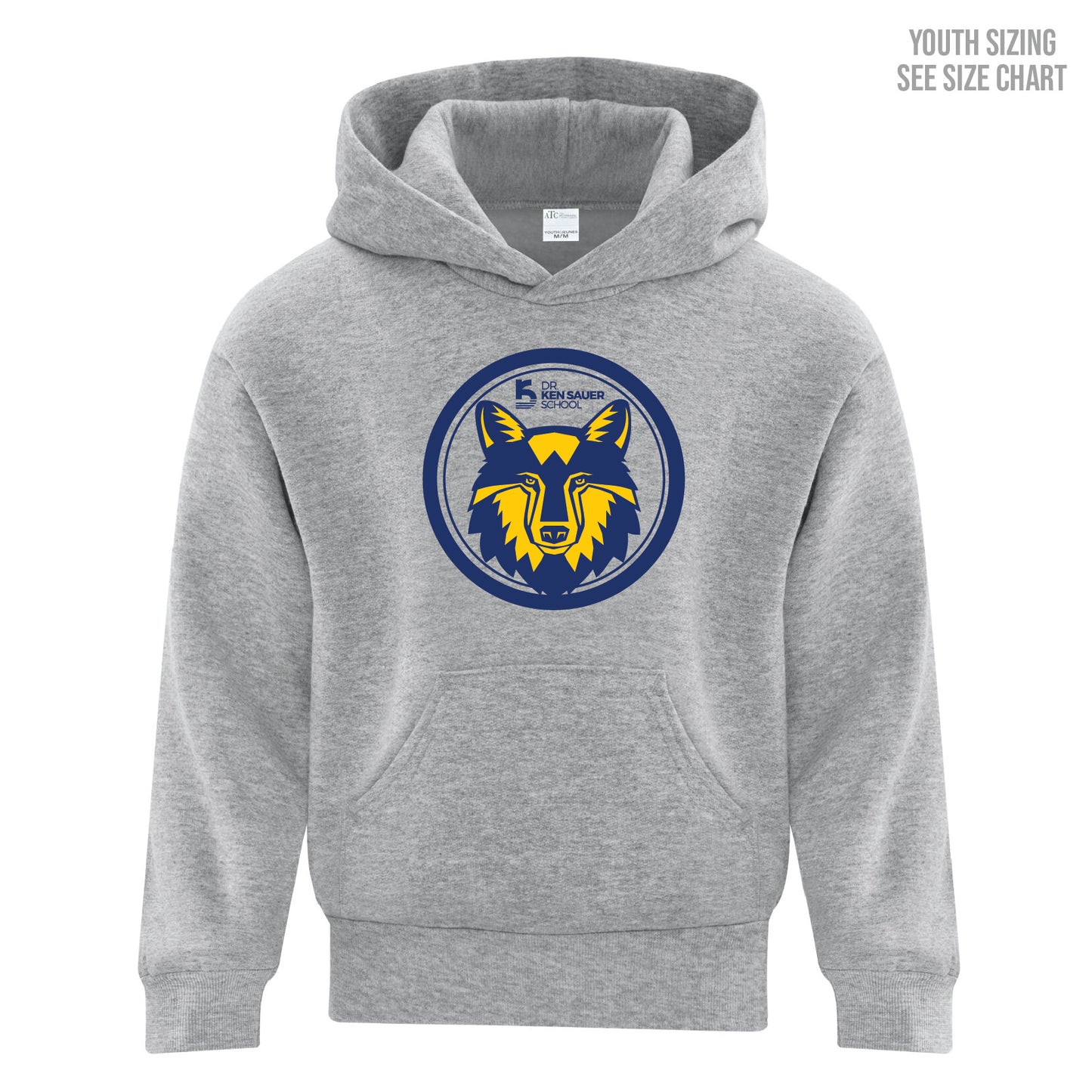 Dr. Ken Sauer Colour Crest YOUTH Pullover Hoodie (DKST0002-Y2500)