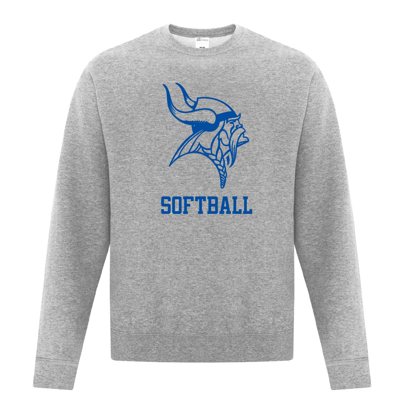 CHHS Softball Unisex Crewneck Grey Sweatshirt (CHSBT002-F2400)