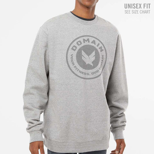 Domain Crossfit Circle Crest Unisex Crewneck Sweatshirt (DCS002-SS3000)