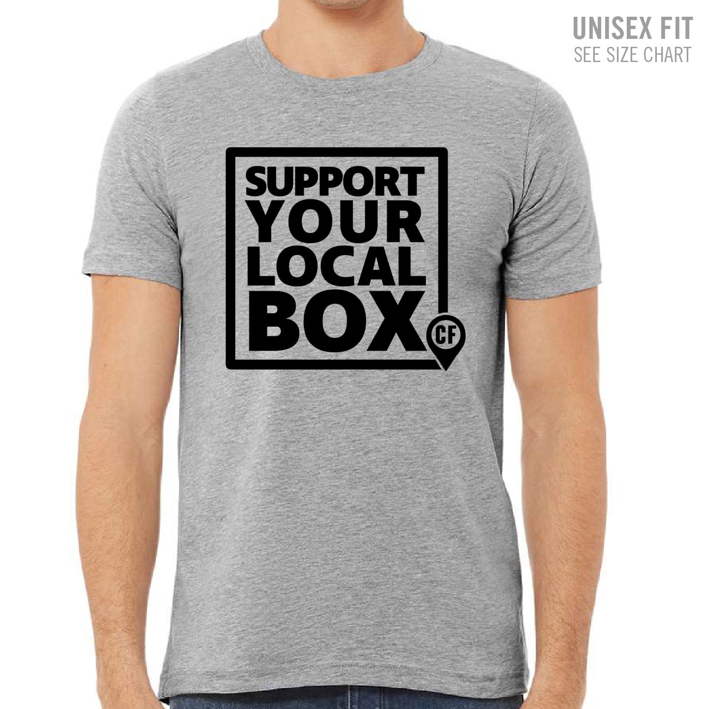 Domain Crossfit Support Local Unisex Ringspun T-Shirt (DCT006-3001CVC)