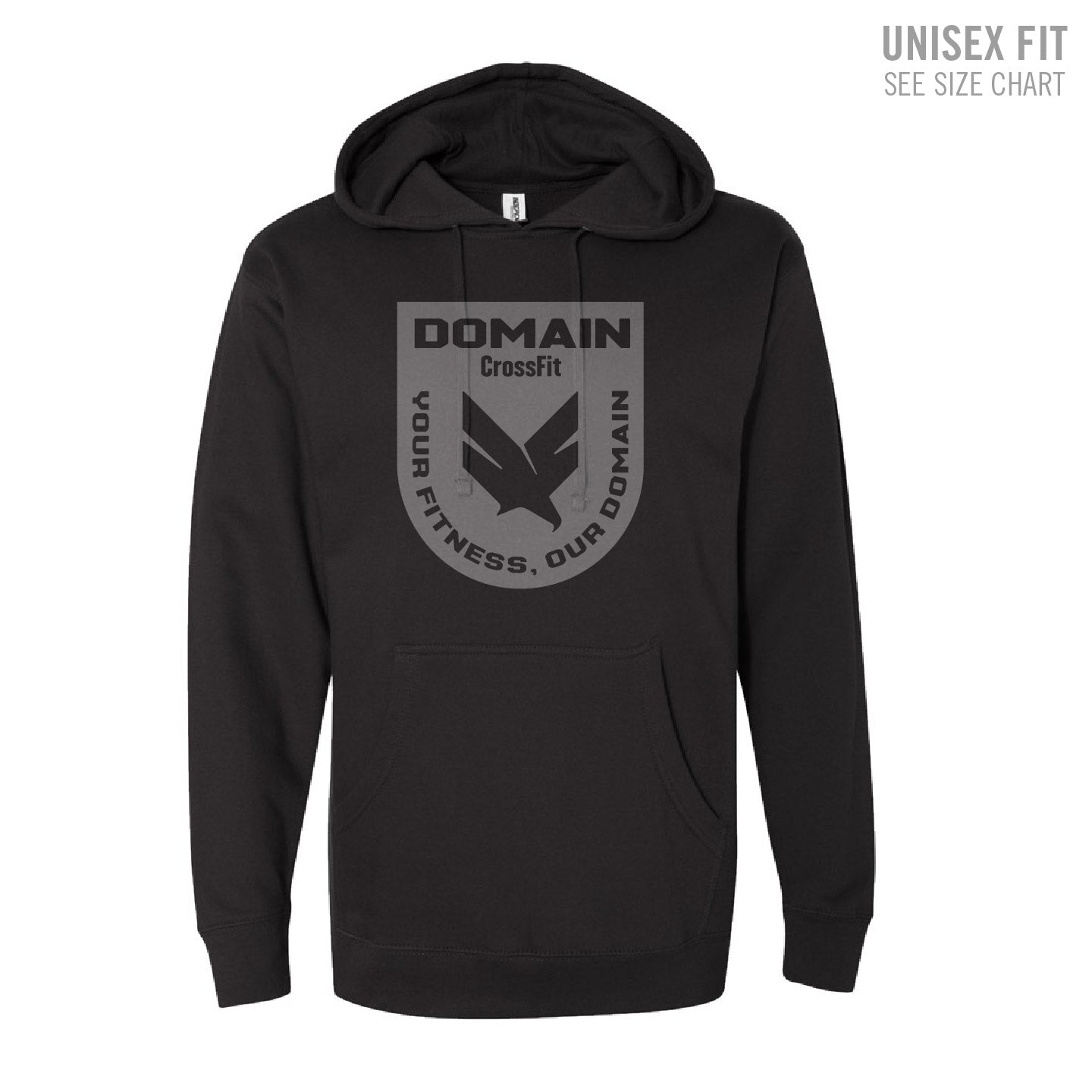 Domain Crossfit Badge Premium Unisex Hoodie (DCS001-SS4500)