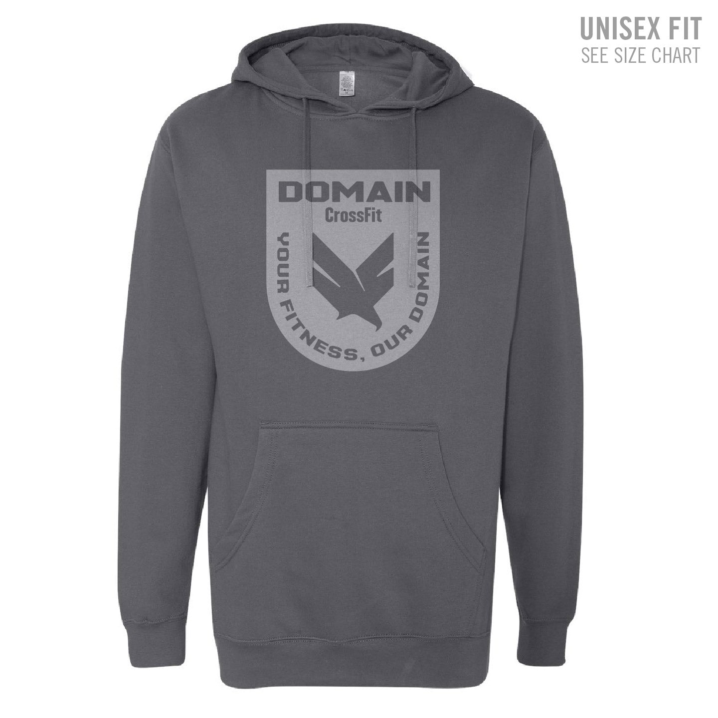 Domain Crossfit Badge Premium Unisex Hoodie (DCS001-SS4500)