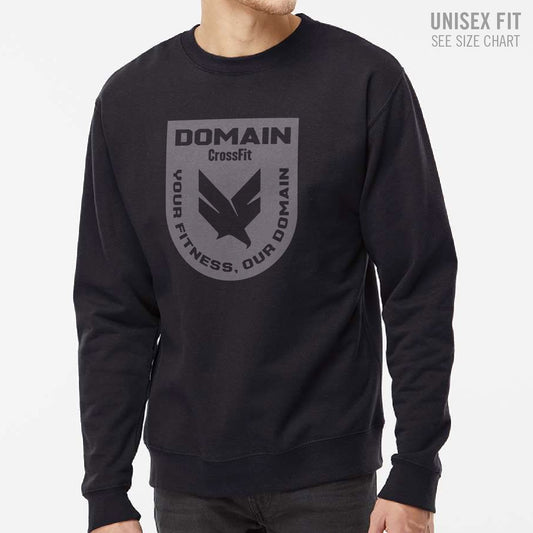 Domain Crossfit Badge Unisex Crewneck Sweatshirt (DCS001-SS3000)
