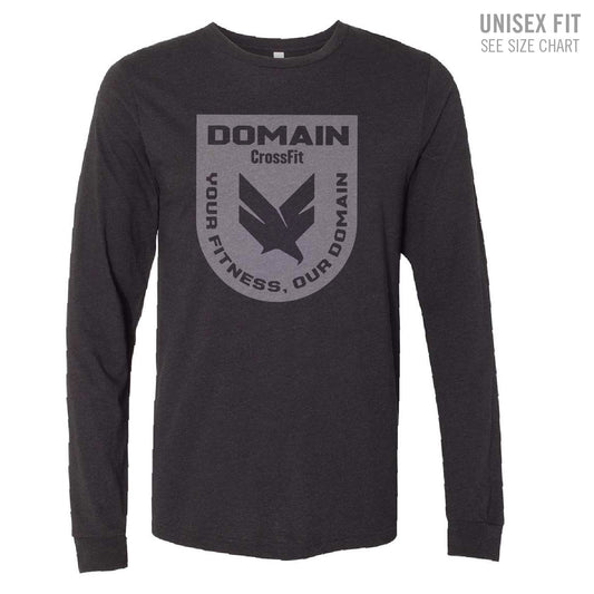 Domain Crossfit Badge Unisex Premium Longsleeve T-shirt (DCS001-3501CVC)