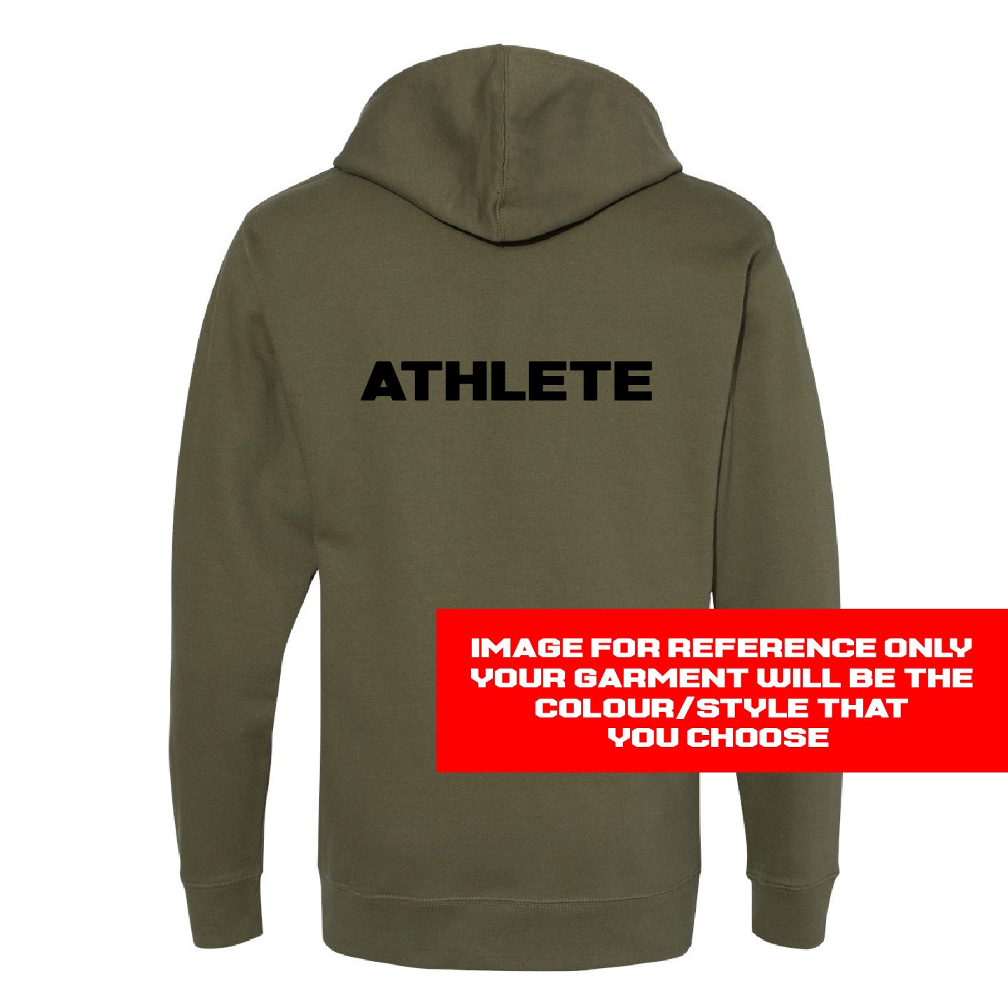 Domain Crossfit Small Badge Unisex Zip Hoodie (DCT003/005-SS4500Z)