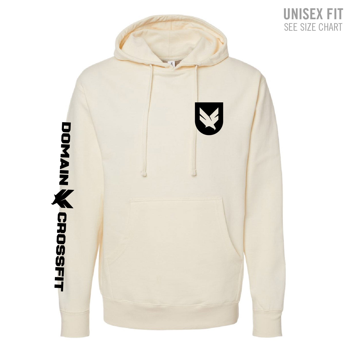 Domain Crossfit Small Badge Heavyweight Hoodie (DCT003/005-IND4000)