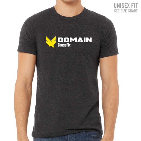 Domain Crossfit Logo Unisex Ringspun T-Shirt (DCT001-3001CVC)