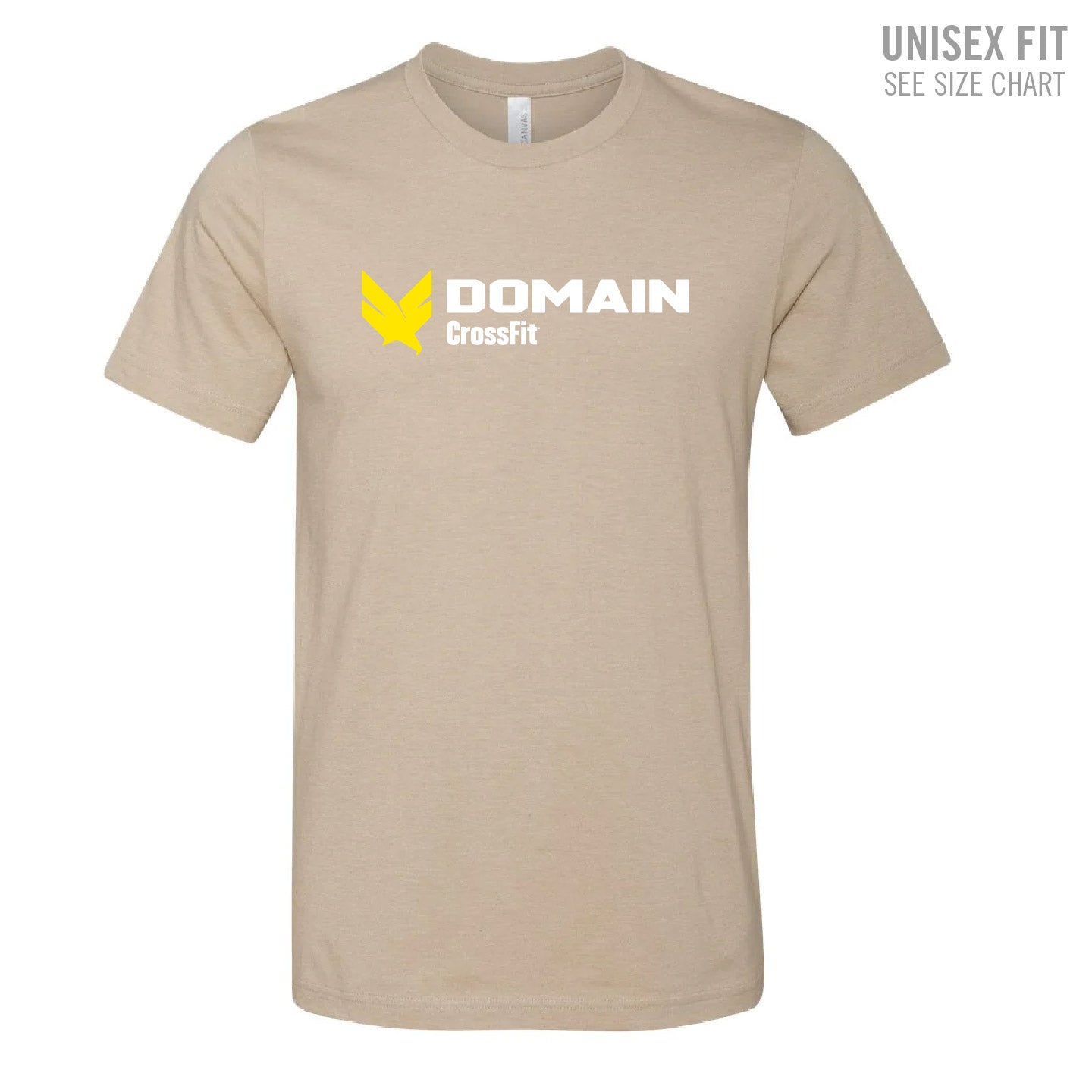 Domain Crossfit Logo Unisex Ringspun T-Shirt (DCT001-3001CVC)