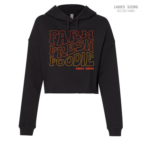 Ruben's Veggies FFF Ladies Cropped Premium Hoodie (RVT012-AFX64CRP)