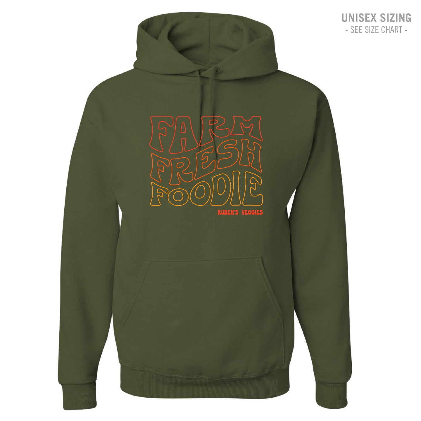 Ruben's Veggies FFF Unisex Hoodie (RVT012-996MR)