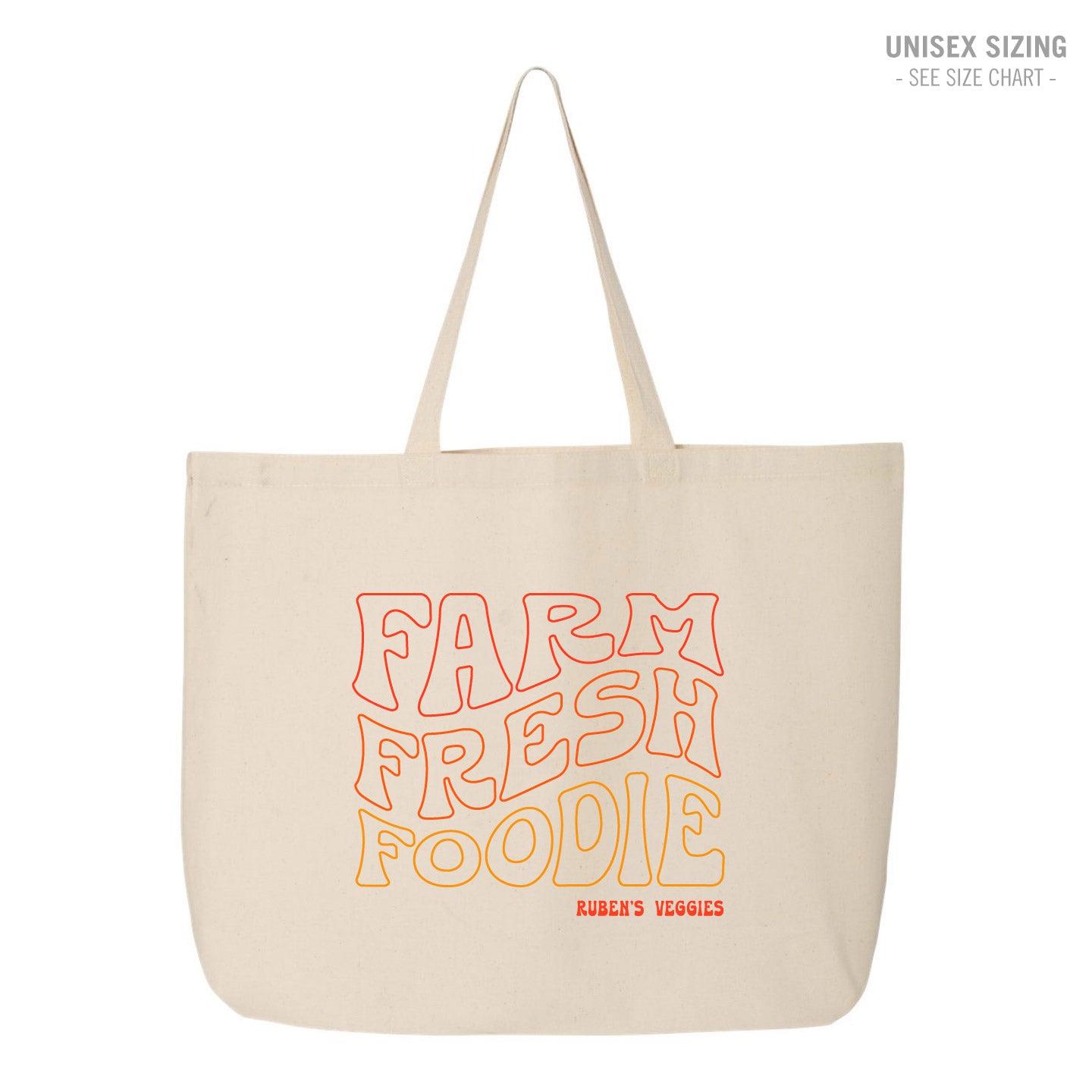 Ruben's Veggies FFF Jumbo Tote Bag - (RVT012-Q600)