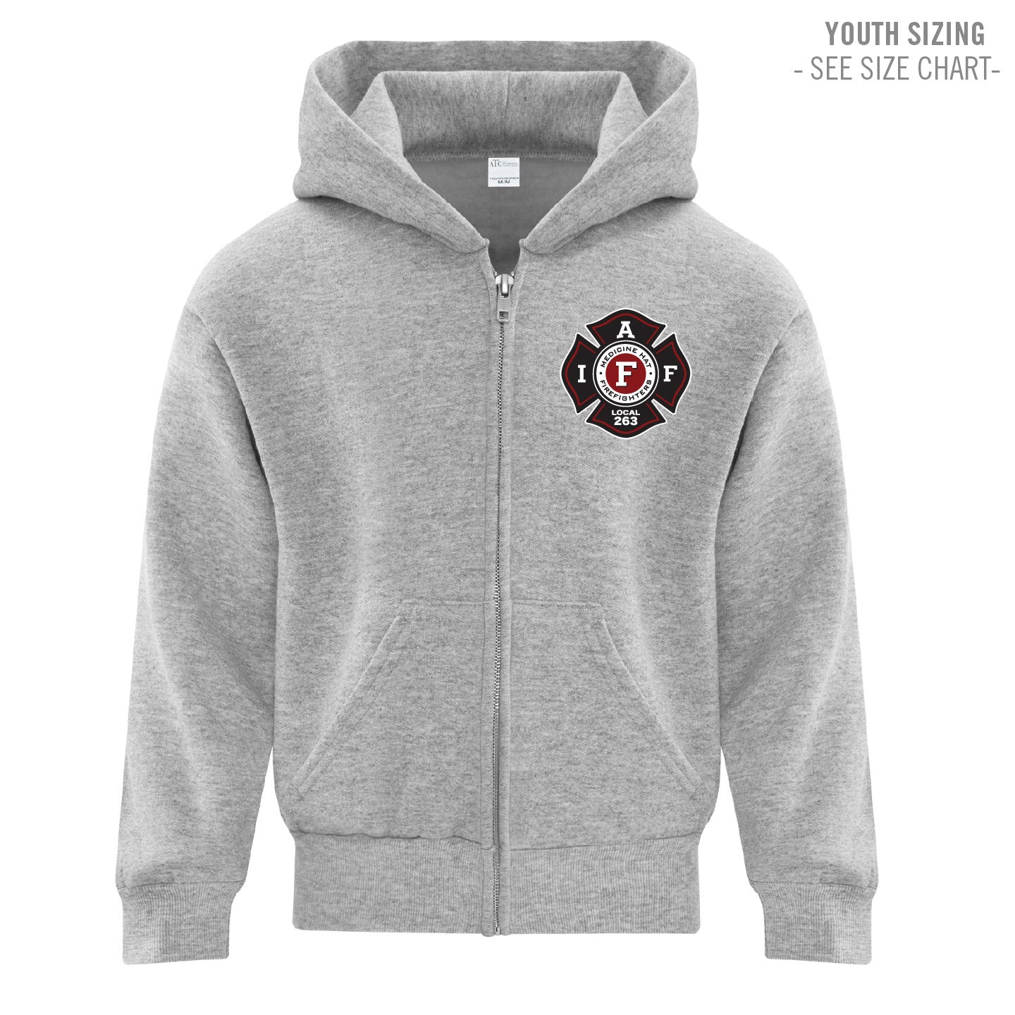 MH Fire YOUTH Zip Up Hoodie (MHFT001/003-Y2600)