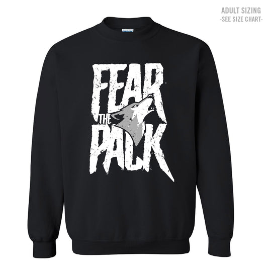 Griffith Woods Fear The Pack ADULT Crewneck Sweatshirt (GW24004-18000)