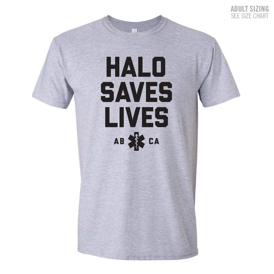 HALO Saves Lives ADULT T-Shirt (HALOT007-64000)