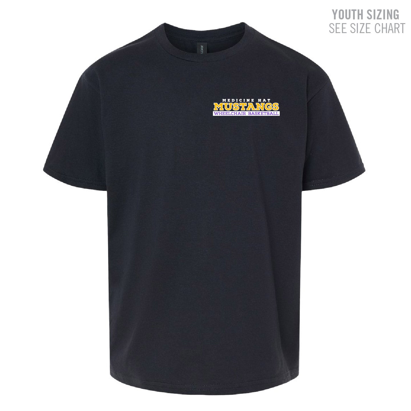MHASR Mustangs YOUTH T-Shirt (MHASRT010/11-64000B)