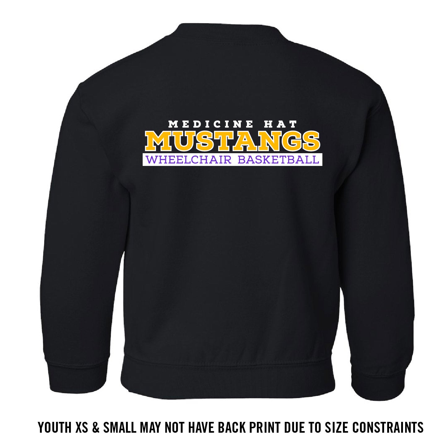 MHASR Mustangs YOUTH Crewneck Sweatshirt (MHASRT010/11-18000B)