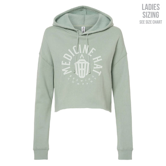 MH Brewing Co. Ladies Cropped Premium Hoodie (MHBS001-AFX64CRP)