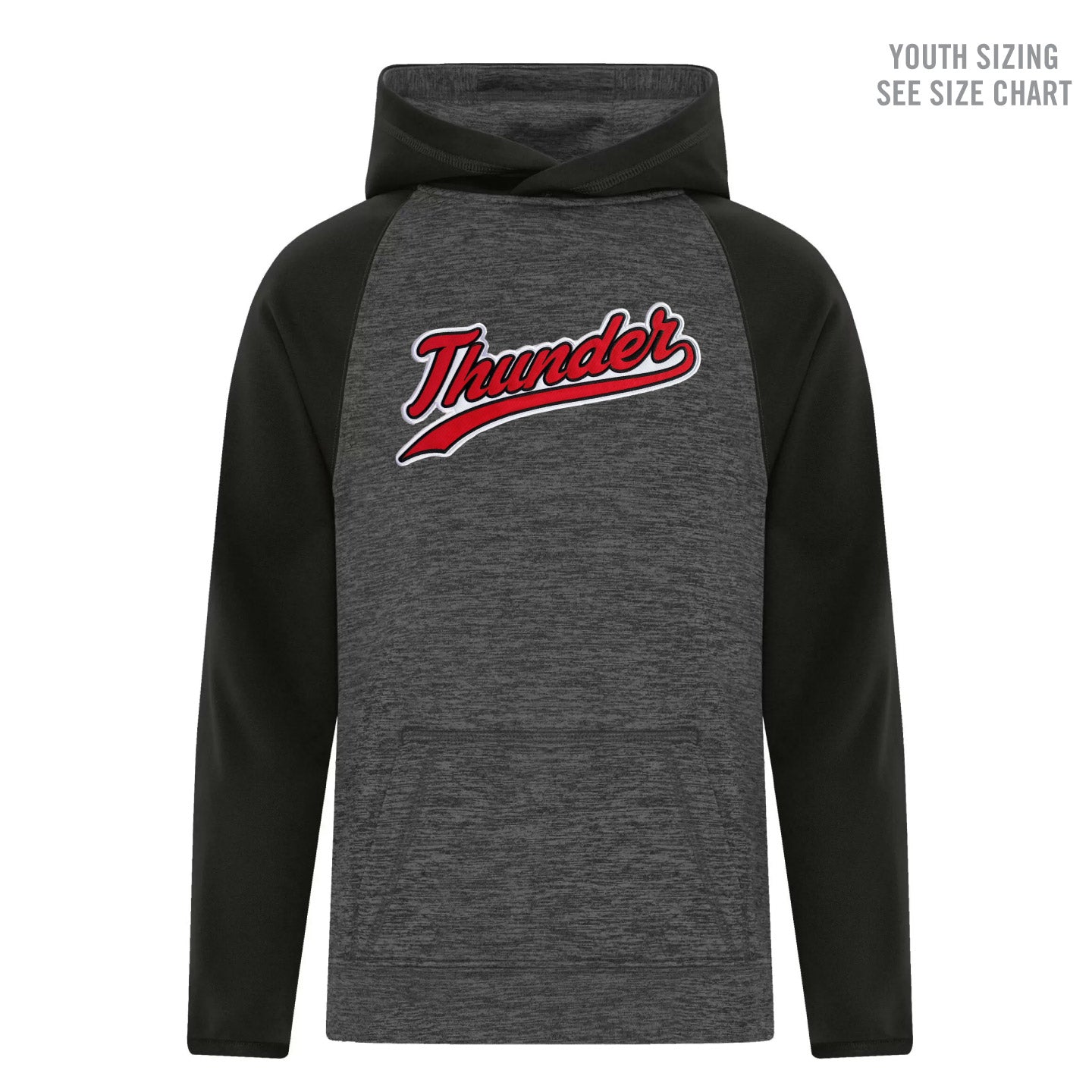 MH Thunder YOUTH Performance Hoodie w/ Embroidered Appliqué (THP003-Y2047)