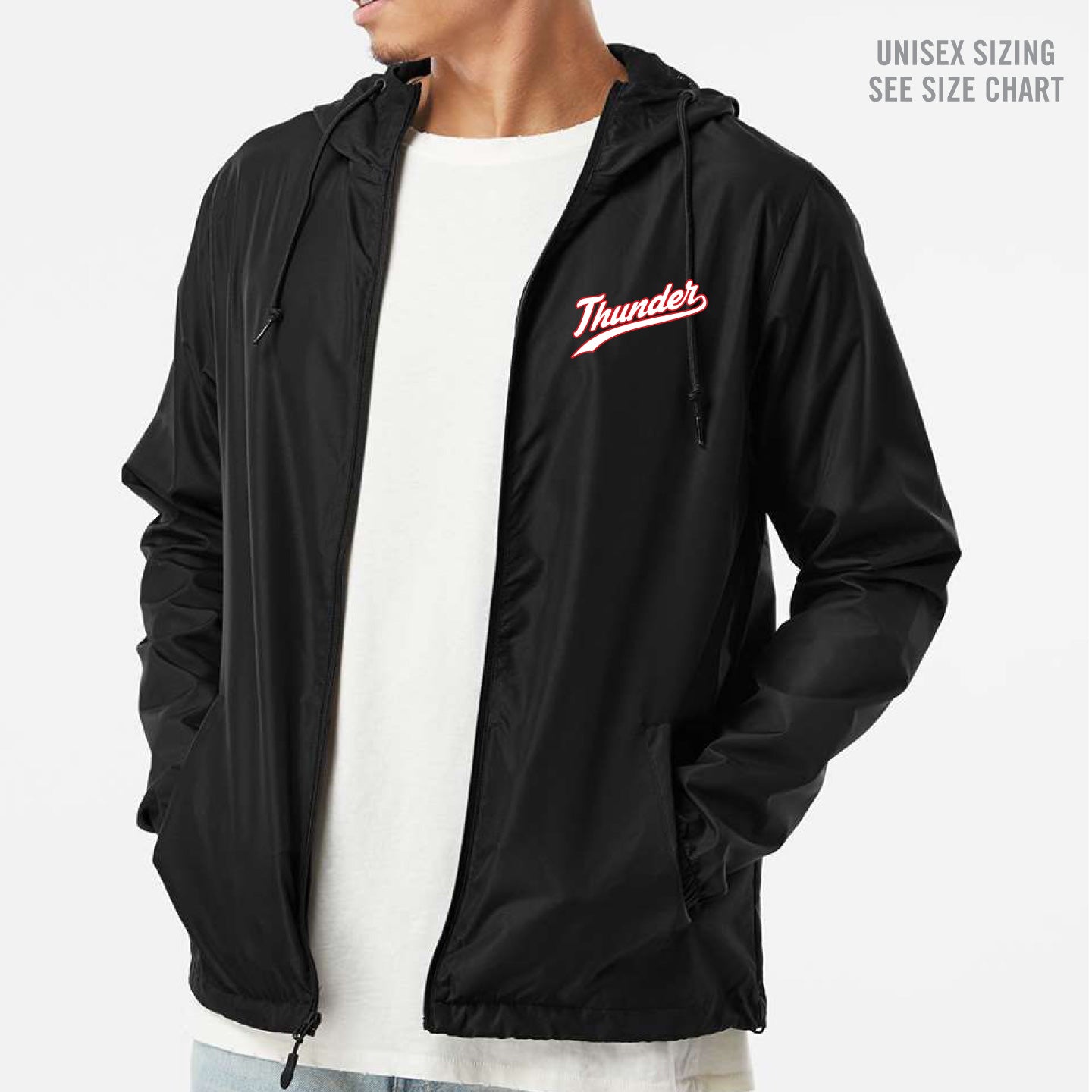 MH Thunder Unisex Full Zip Windbreaker (THT015-EXP54LWZ)