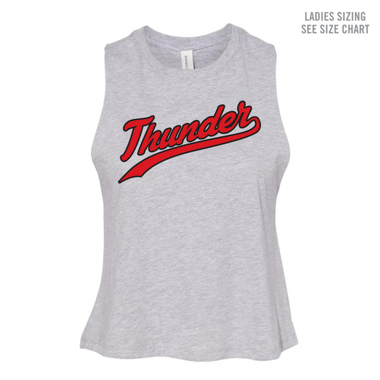 MH Thunder Ladies Cropped Racerback Tank (THT002-6682)