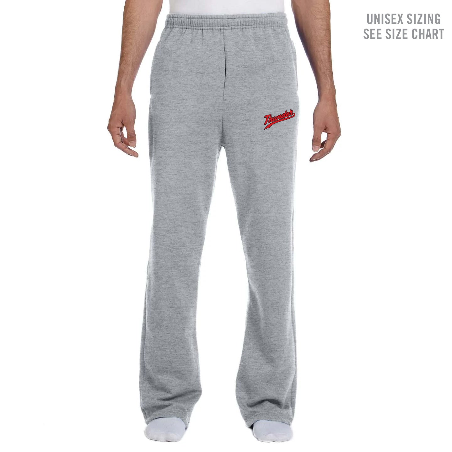 MH Thunder Unisex Open Bottom Sweatpants (THT003-974MPR)