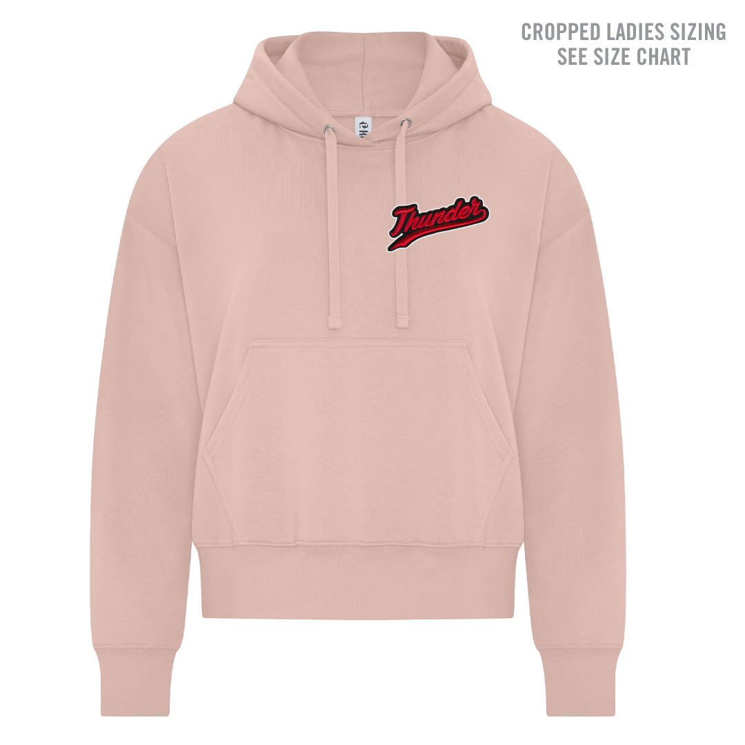 MH Thunder Cropped LADIES Hoodie with Patch (THP002-KOI2250L)