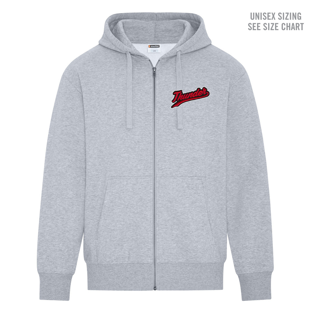MH Thunder Unisex Heavyweight Patched Zip Hoodie (THP002-WERK422)