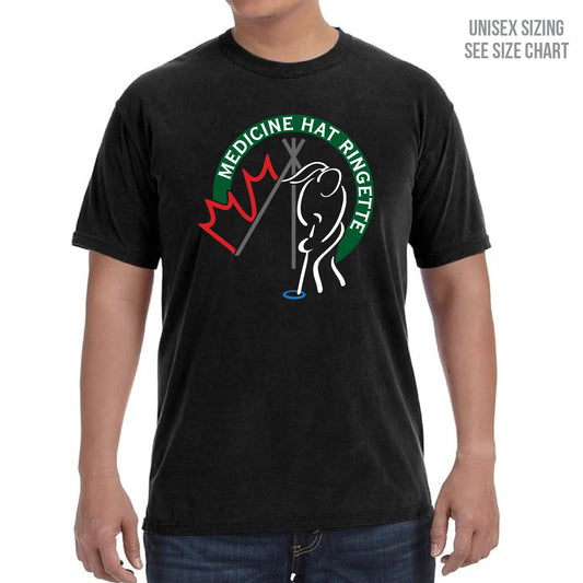 MHRA Logo ADULT Retro Dyed Ringspun T-Shirt (MHRAT007-1717)