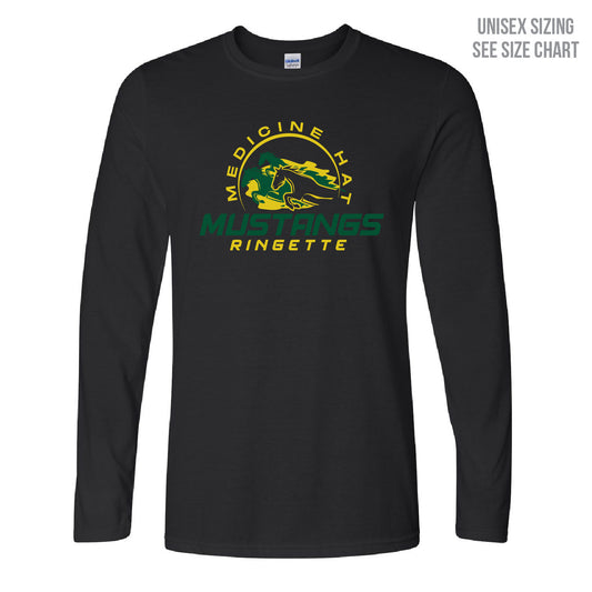 MHRA Mustangs ADULT Longsleeve T-shirt (MHRAT001-64400)