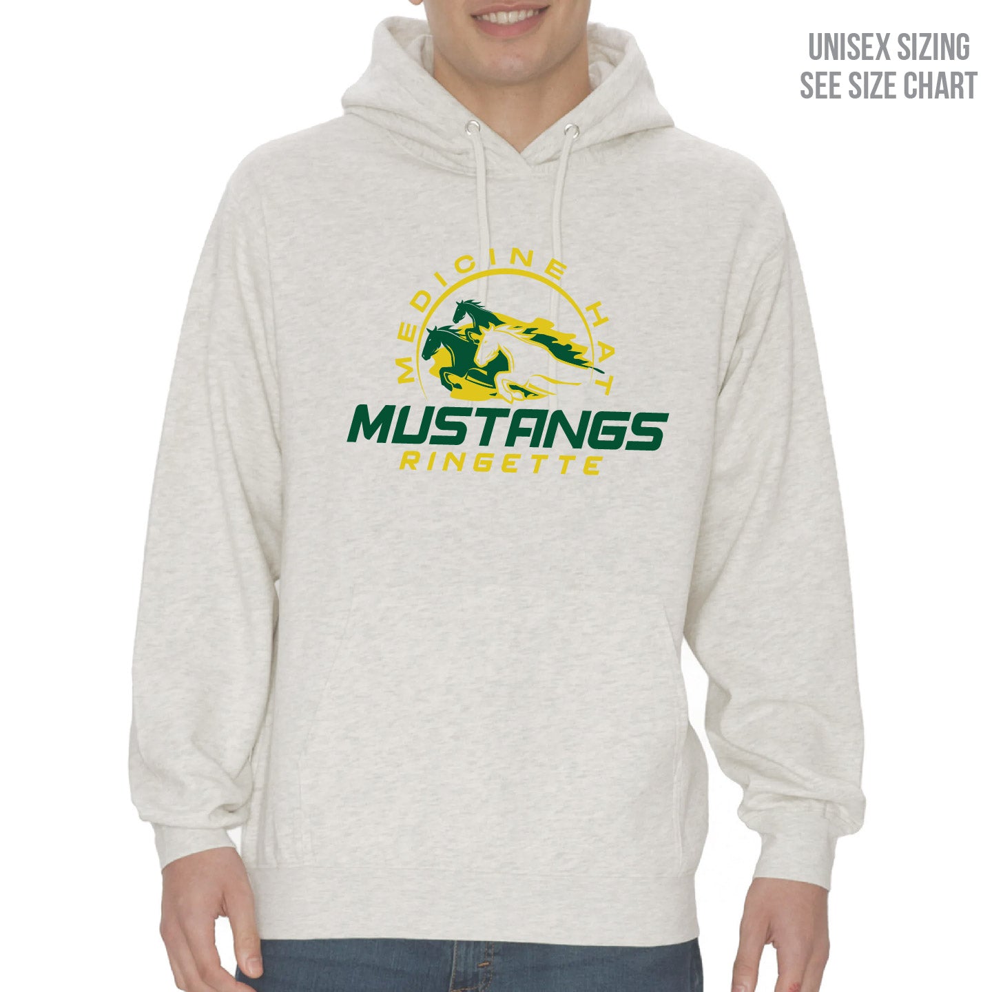 MHRA Mustangs ADULT Pullover Hoodie (MHRAT001-F2500)