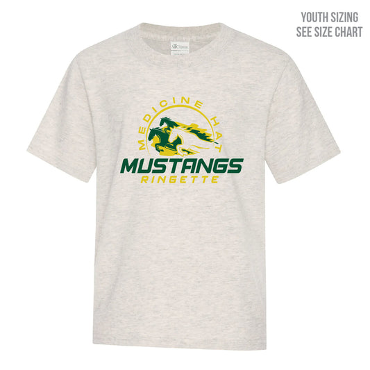 MHRA Mustangs YOUTH T-Shirt (MHRAT003-ATC1000Y)