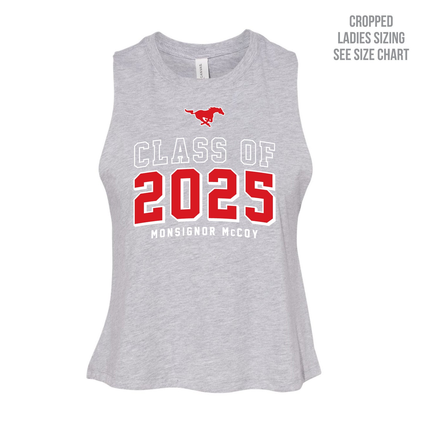 McCoy Grad 2025 Ladies Cropped Tank (MCG25T001-6682)