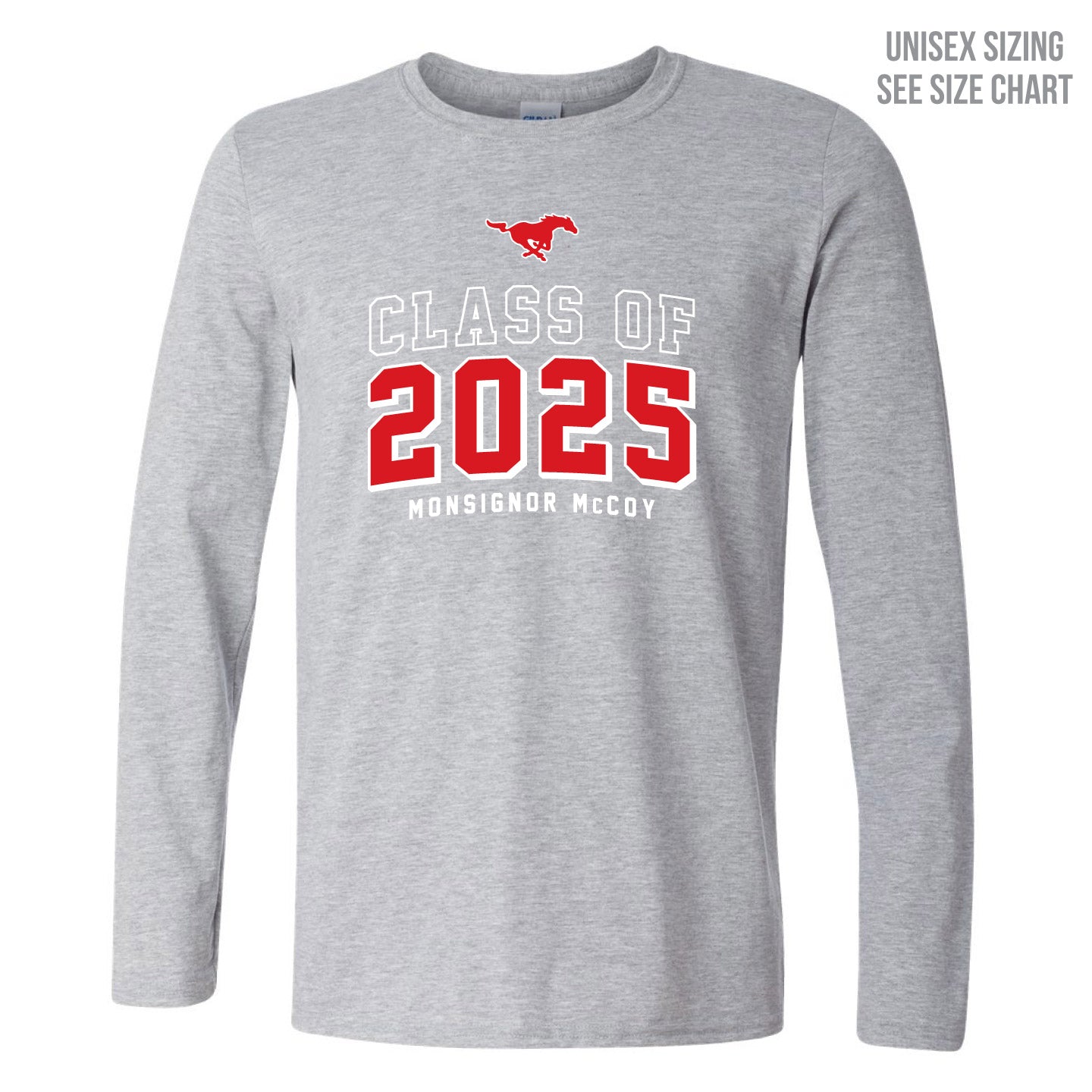 McCoy Grad 2025 Unisex Longsleeve T-shirt (MCG25T001-64400)