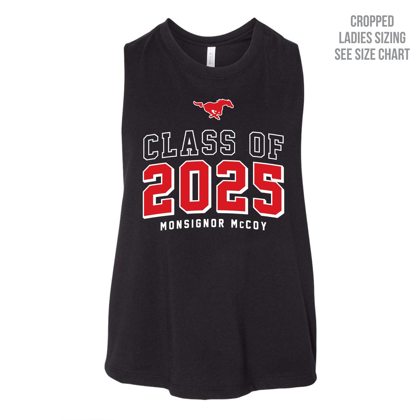 McCoy Grad 2025 Ladies Cropped Tank (MCG25T001-6682)