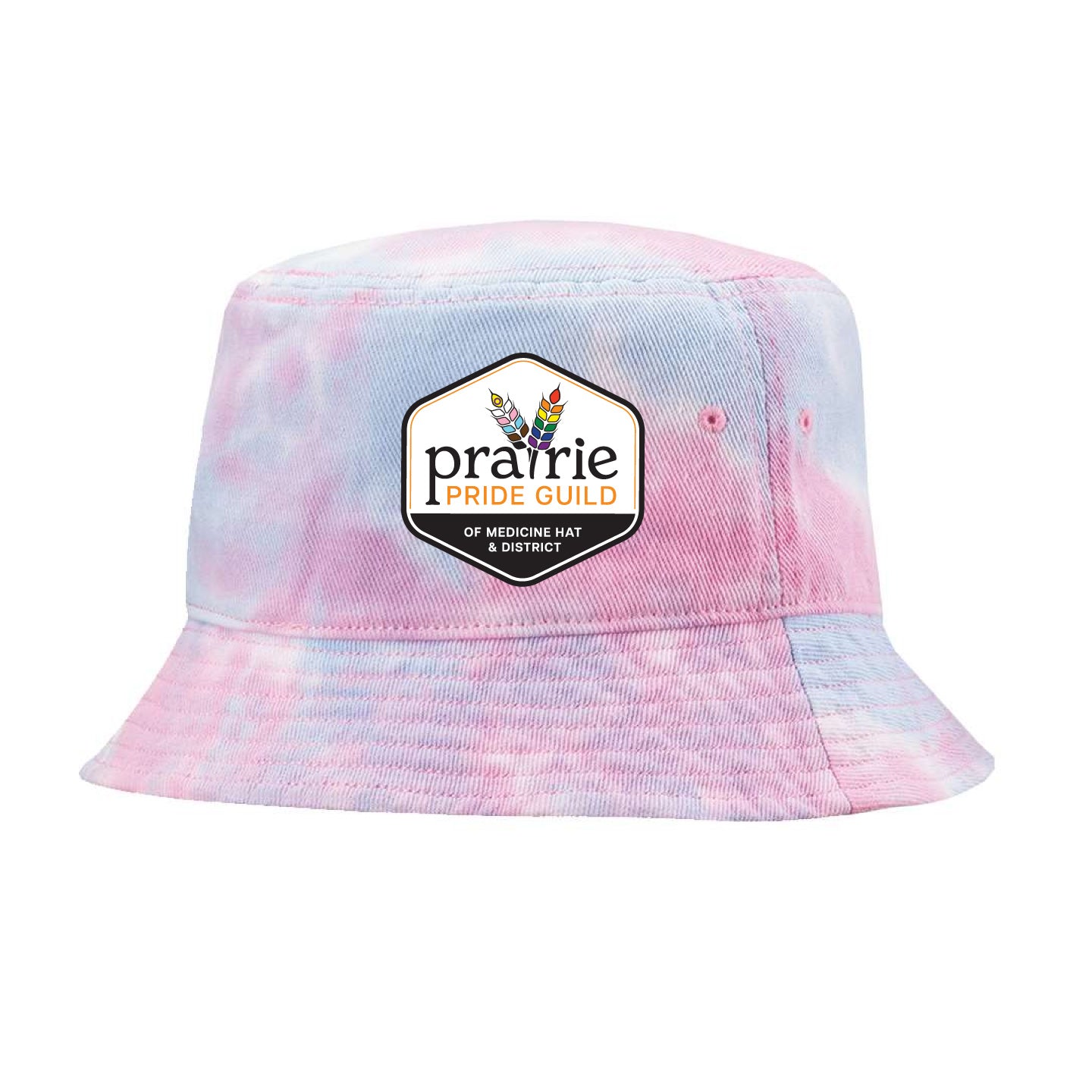 Prairie Pride Guild Logo Tie Dye Bucket Hat (PPGT006-2050)